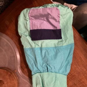 Dog Windbreaker XS 90's style Pocket on Back